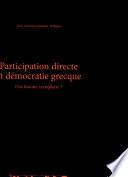Participation directe et démocratie grecque
