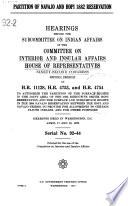 Partition of Navajo and Hopi 1882 Reservation