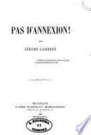 Pas d'Annexion!.