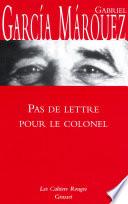 Pas de lettre pour le colonel
