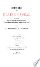 Pascal depuis l'entrée de Jacqueline à Port Royal (1652) jusqu'au mémorial (1654)