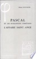 Pascal et les humanistes chrétiens