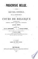Pasicrisie belge