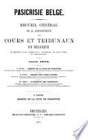 Pasicrisie belge