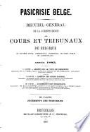 Pasicrisie belge