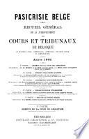 Pasicrisie belge
