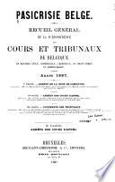 Pasicrisie belge