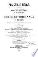 Pasicrisie belge