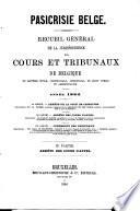 Pasicrisie belge