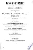 Pasicrisie belge
