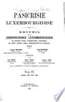 Pasicrisie luxembourgeoise