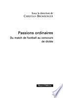 Passions ordinaires