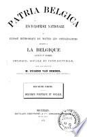 Patria Belgica: Belgique politique et sociale