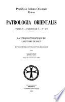 Patrologia orientalis