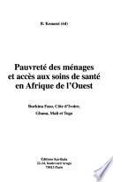 Pauvreté des ménages et accès aux soins de santé en Afrique de l'Ouest