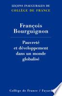 Pauvreté et développement dans un monde globalisé