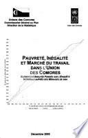 Pauvreté, inégalite et marché du travail dans l'Union des Comores