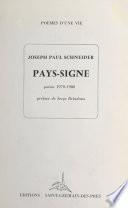 Pays-signe : poésie, 1970-1980