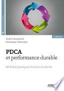 PDCA et performance durable