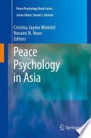 Peace Psychology in Asia