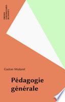 Pédagogie générale