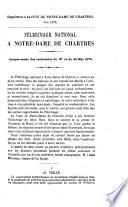Pélerinage national a Notre Dame de Chartres compte rendu des cérémonies du 27 et du 28 mai 1873