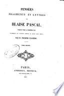Pens B ees, fragments et lettres