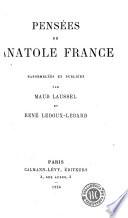 Pensées de Anatole France