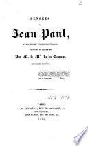 Pensées de Jean Paul