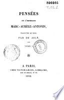 Pensées de Marc-Aurèle-Antonin