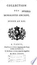 Pensées morales d'Isocrate, extraites de ses oeuvres, et traduites par M. l'Abbé Auger
