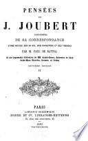 Pensées, précédées de
