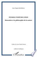 Penser l'individuation