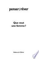 Penser/rêver