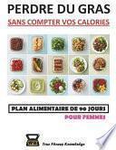 Perdre Du Gras Sans Compter Vos Calories: Plan Alimentaire de 90 Jours (Pour Femmes)