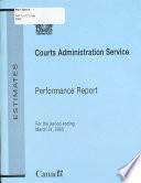 Performance Report for the Period Ending ...