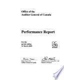 Performance Report for the Period Ending March 31, ...