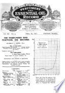 Perfumery and Essential Oil Record