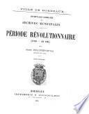 Période révolutionnaire, 1789 - an VIII