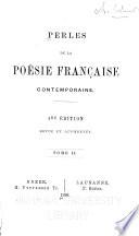 Perles de la poésie française contemporaine