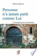 Personne n'a jamais parlé comme Lui
