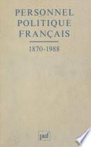 Personnel politique français, 1870-1988