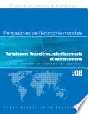 Perspectives de l’économie mondiale, octobre 2008