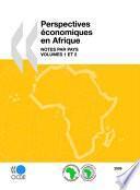 Perspectives économiques en Afrique 2009 Notes par pays: Volumes 1 et 2