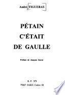 Pétain, c'était de Gaulle