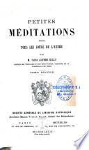 Peties méditations pour tous les jours de l'année