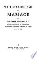 Petit catéchisme du mariage