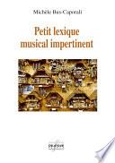 Petit lexique musical impertinent