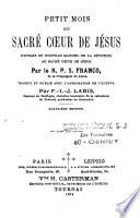 Petit mois du Sacré Coeur de Jésus