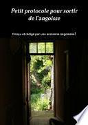 Petit protocole pour sortir de l'angoisse